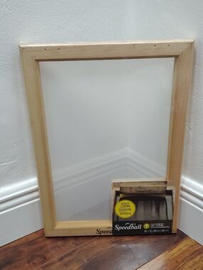 New Speedball Natural Wood Screen Printing Frame - Natural 10" X 14"